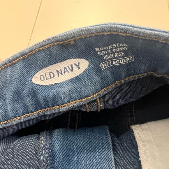 Old navy blue jeans - Picture 4 of 5